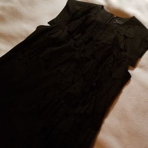 GIFTED Robert Rodriguez Black Tailored Top Lots of Detail